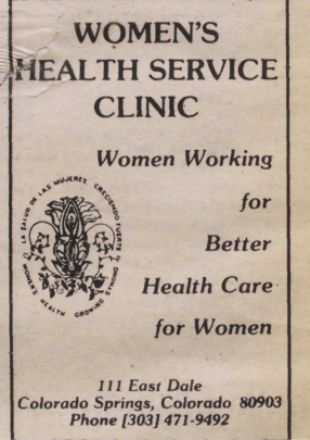 Colorado Springs Women's Health Service Clinic - Lesbian Herstory Archive.png