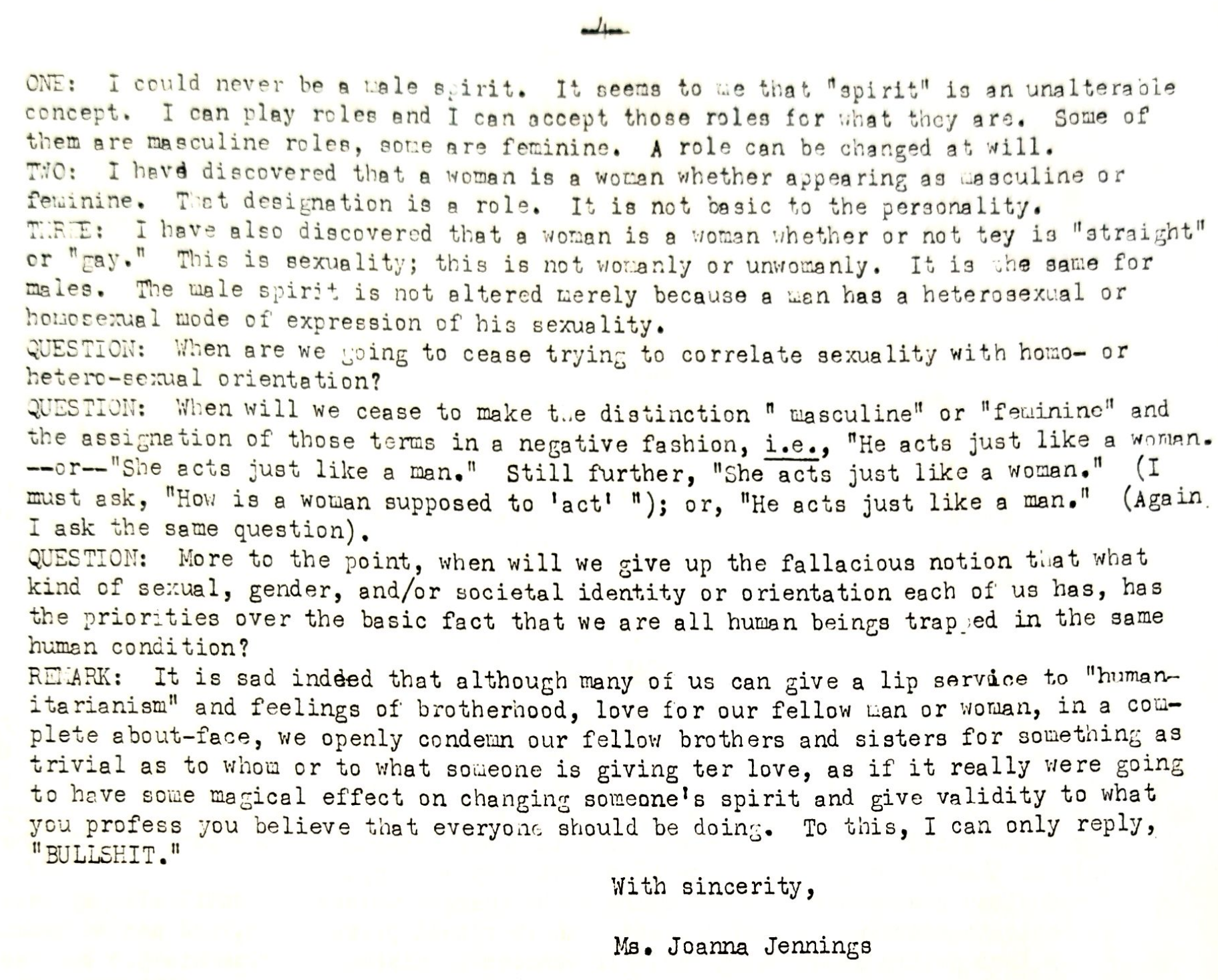 Joanna Jennings - I am a Woman Part 2 - GLF Newsletter COS - 03-08-1972.png