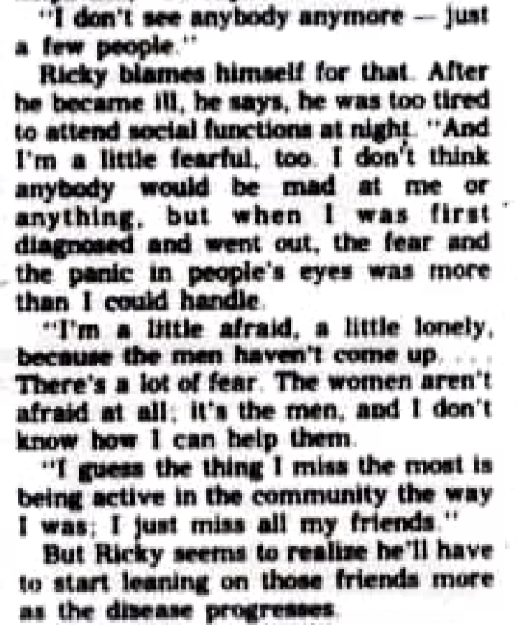 Loneliness - Ricky Morris - Gazette - 11-15-1985.png300